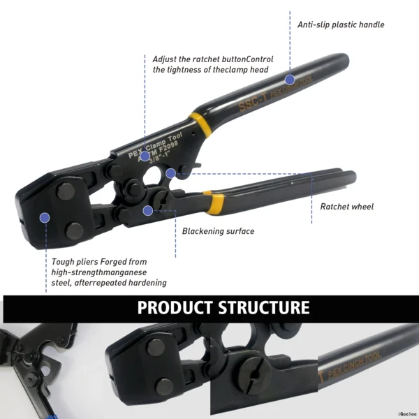 SUMA-2098 ASTM F2098 Standard Ratchet Clamp Cinch Tool - Image 3