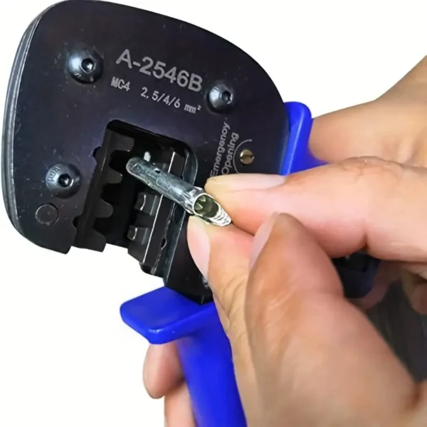 A-2546B MC4 Crimping Tool for Solar Photovoltaic MC4 Connectors - Image 3